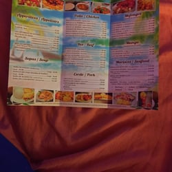Sabor De La Isla - Inside- Menu