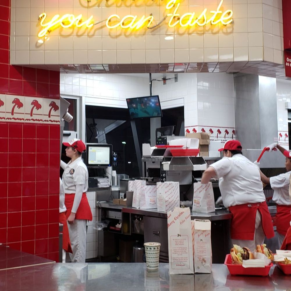 In-N-Out Burger - Pick-up counter - Burgers Near Me - Rancho Cucamonga, California