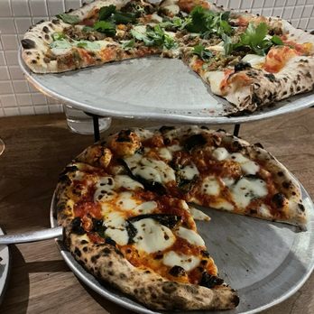 Rosalia Pizza Linden Hills - Salsiccia pizza and Margherita pizza - Pizza Near Me - Minneapolis, Minnesota