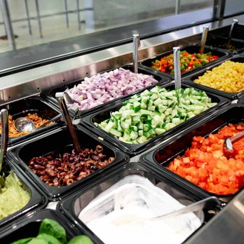 Poulet Rouge - a variety of salads - Chicken Shop Near Me - Anjou, Quebec