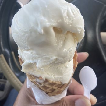 Choo Choo's Ice Cream - Vanilla ice cream in a waffle cone - Ice Cream & Frozen Yogurt Near Me - Easley, South Carolina Choo Choo's Ice Cream - Vanilla ice cream in a waffle cone - Ice Cream & Frozen Yogurt Near Me - Easley, South Carolina