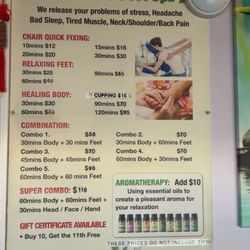 Tea Tree Foot Spa - Prices