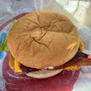 Wendy's - a hamburger with bacon and cheese - Burgers Near Me - Los Angeles, California Wendy's - a hamburger with bacon and cheese - Burgers Near Me - Los Angeles, California