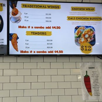 San Diego Wings - Menu - Chicken Wings Near Me - Lemon Grove, California