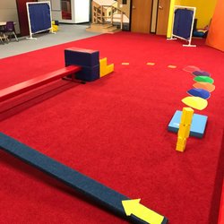 My Kids Place - Our large gym has space for fun obstacle courses! #PhysicalTherapy #OccupationalTherapy