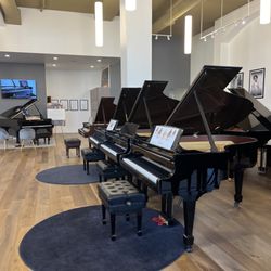 Interior of showroom