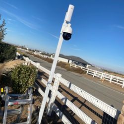 Security Eco - Installation of PTZ 4k hd p2p connection in a residential property...