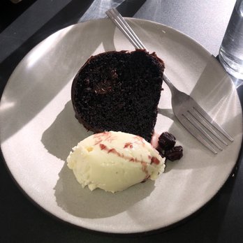 Corto - Chocolate olive oil cake fresh and delicious! - Italian Near Me - Jersey City, New Jersey