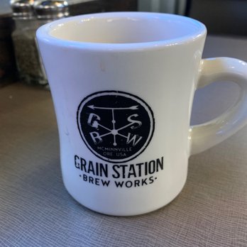 Grain Station - Coffee cups are awesome mugs. - Breakfast & Brunch Near Me - Monmouth, Oregon Grain Station - Coffee cups are awesome mugs. - Breakfast & Brunch Near Me - Monmouth, Oregon