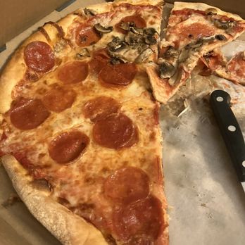 Libretto's Pizzeria - Pepperoni with one half mushroom - Italian Near Me - Charlotte, North Carolina