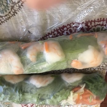 Thai Fresh - Shrimp fresh rolls (they're HUGE!) - Thai Near Me - Chula Vista, California