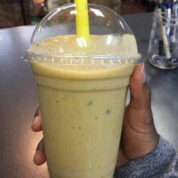 Nutrition King & Oasis - The Tropical Shake. Asked for a few spinach leaves to add. Also asked for a full scoop of organic vanilla pea protein. Really enjoyed it! - Juice Bars & Smoothies Near Me - Smyrna, Georgia Nutrition King & Oasis - The Tropical Shake. Asked for a few spinach leaves to add. Also asked for a full scoop of organic vanilla pea protein. Really enjoyed it! - Juice Bars & Smoothies Near Me - Smyrna, Georgia