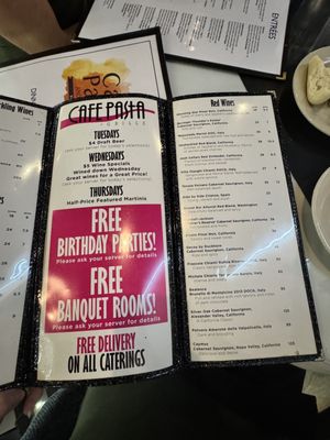 Menu photo 8 Cafe Pasta Greensboro, NC