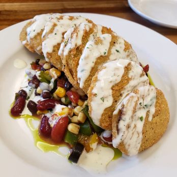 Redhead Bay Cafe - Fried green tomatoes - New American Near Me - Virginia Beach, Virginia Redhead Bay Cafe - Fried green tomatoes - New American Near Me - Virginia Beach, Virginia