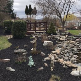 They worked fast and kept the job sit clean while mulching my whole property 60 yards of mulch and kept the grass with minimal damage