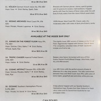 Elder Pine Brewing & Blending - Draft list on 8/19/23 (side 2) - Breweries Near Me - Gaithersburg, Maryland Elder Pine Brewing & Blending - Draft list on 8/19/23 (side 2) - Breweries Near Me - Gaithersburg, Maryland