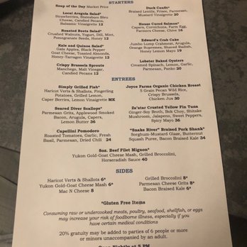 Edward's - Menu - New American Near Me - Rosemary Beach, Florida