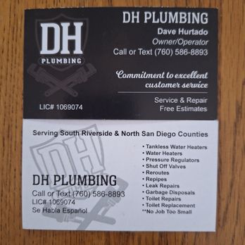 DH Plumbing - Plumbing Near Me