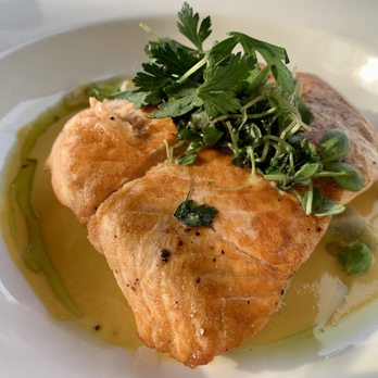 Pomeroy - Salmon Barigoule, Summer Vegetable Ragout, Artichoke - French Near Me - Winnetka, Illinois