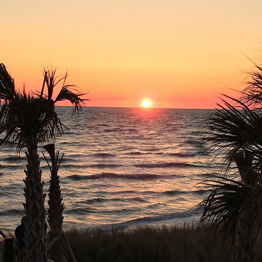 Sandbar - Opal Sands - Sunset view from Sandbar Restaurant - Resorts Near Me - Clearwater Beach, Florida