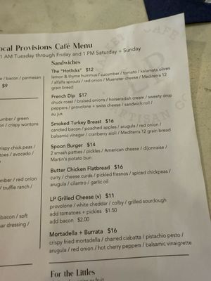 Menu photo 3 Local Provisions Pittsburgh, PA