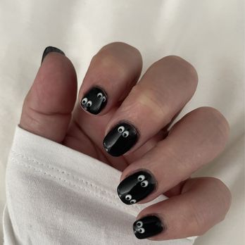BKS Nails - Eyes in the dark! By Lisa at BKS Nails. - Nail Salons Near Me - Kansas City, Missouri BKS Nails - Eyes in the dark! By Lisa at BKS Nails. - Nail Salons Near Me - Kansas City, Missouri