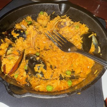 Aji Restaurant - Paella w shell fish perfect spice and heat! - Latin American Near Me - Taos, New Mexico Aji Restaurant - Paella w shell fish perfect spice and heat! - Latin American Near Me - Taos, New Mexico