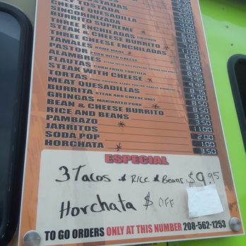 Basilios Tacos - $9 - $11 for burritos. Never!!! - Mexican Near Me - Boise, Idaho Basilios Tacos - $9 - $11 for burritos. Never!!! - Mexican Near Me - Boise, Idaho