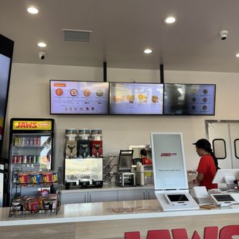 Jaws Topokki - Menu, interior front - Korean Near Me - Newhall, California Jaws Topokki - Menu, interior front - Korean Near Me - Newhall, California