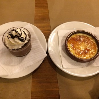 Colom - Chocolate mousse was very rich, cream Catalan is basically creme brûlée - Spanish Near Me - Barcelona, B
