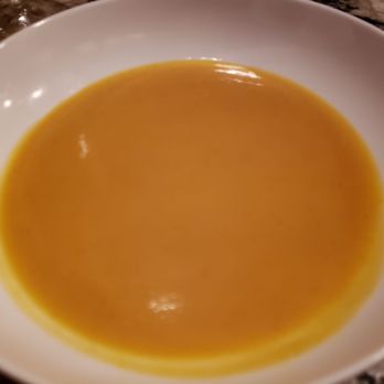 Somm's Kitchen - Soup made from 3 types of squash and vanilla bean - Tapas/Small Plates Near Me - Paso Robles, California