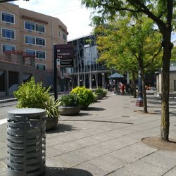 Providence Park MAX Station - Providence Park in the middle.