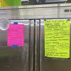 Quick Stop Mercado - Partial Menu