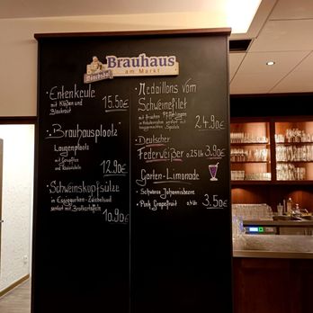 Brauhaus am Markt - Auszug aus der Speisekarte - German Near Me - Schweinfurt, BY