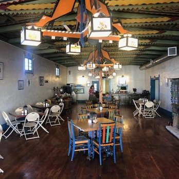 Shaffer Hotel - Interior of the Diner. The kitchen can be seen at the far end. - Hotels Near Me - Mountainair, New Mexico
