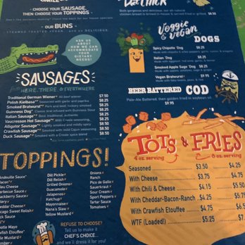 Dat Dog - Menu - Hot Dogs Near Me - New Orleans, Louisiana Dat Dog - Menu - Hot Dogs Near Me - New Orleans, Louisiana