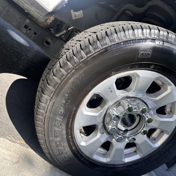 Chamois Car Wash - A tire with 2/3 shine - Car Wash Near Me - Danville, California