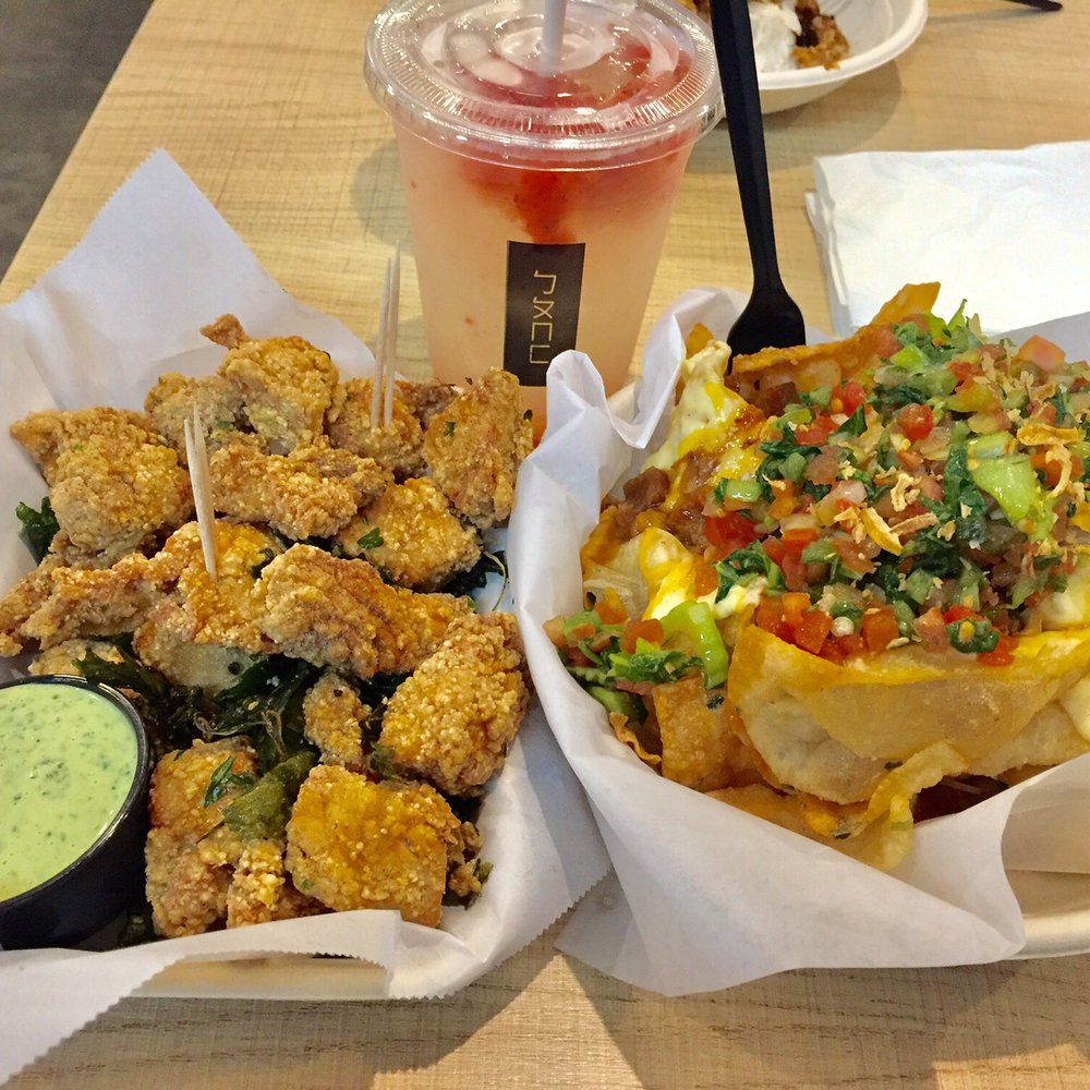 Bopomofo Cafe - Popcorn chicken, lu rou nachos and strawberry ginger lemonade - Bubble Tea Near Me - San Gabriel, California Bopomofo Cafe - Popcorn chicken, lu rou nachos and strawberry ginger lemonade - Bubble Tea Near Me - San Gabriel, California