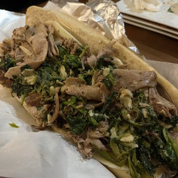 Scalessa's - porketta with italian long hots and broccoli rabe - Italian Near Me - Wilmington, Delaware