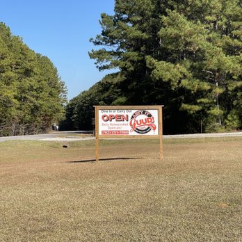 Ain't It Guud! Cafe - Sign - Seafood Near Me - Elberton, Georgia