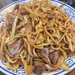 Beef Stir fry with pan noodles Beef Stir fry with pan noodles