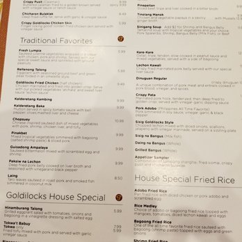 Goldilocks - Menu - Bakeries Near Me - Las Vegas, Nevada Goldilocks - Menu - Bakeries Near Me - Las Vegas, Nevada