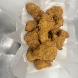 Fosters Shrimp and Family - Their staple Fosters Fish Chips!