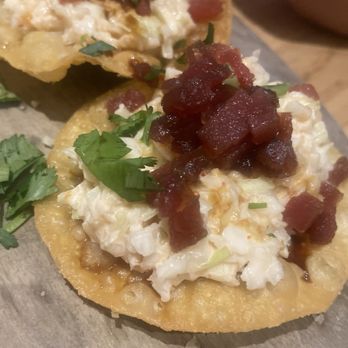 Boca - Thee ahi tuna taco appetizer. - New American Near Me - Sarasota, Florida