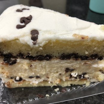 Cocoa Cake Studio - This was amazing. It was a chocolate chip cake with a cheesecake layer! - Cupcakes Near Me - Lake Wales, Florida Cocoa Cake Studio - This was amazing. It was a chocolate chip cake with a cheesecake layer! - Cupcakes Near Me - Lake Wales, Florida