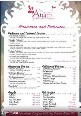 Menu photo 5 Anam Spa San Juan, PR Menu photo 5 Anam Spa San Juan, PR