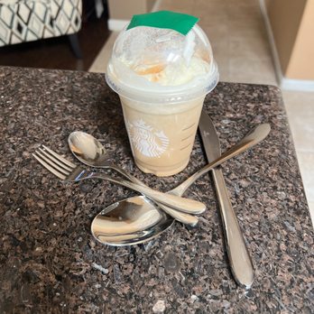 Starbucks - Which household utensil works if no one delivers a straw? - Coffee & Tea Near Me - Henderson, Nevada