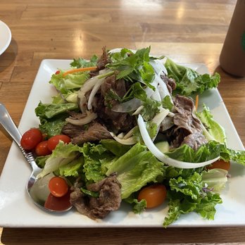 Palm Thai Perris - Beef salad. I was hoping for goodness. But alas! - Thai Near Me - Perris, California Palm Thai Perris - Beef salad. I was hoping for goodness. But alas! - Thai Near Me - Perris, California