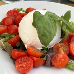 Luca e Andrea - Caprese di bufala, buona ma bufala non ottima e verdurine inutili