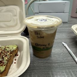 Banana bread latte Banana bread latte